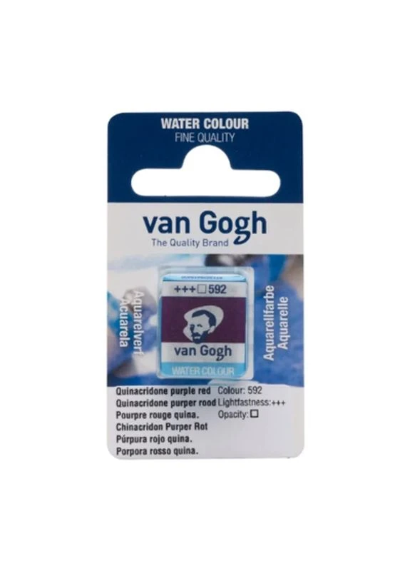 Акварельные краски Van Gogh (592), фиолетово-красный, кювета (8712079419400) Royal Talens (398693275)