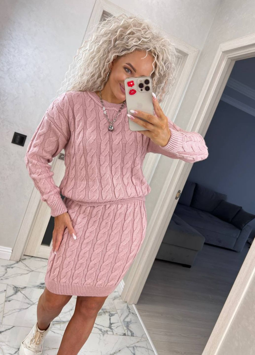 Вязаный женский костюм Україна (301765403)