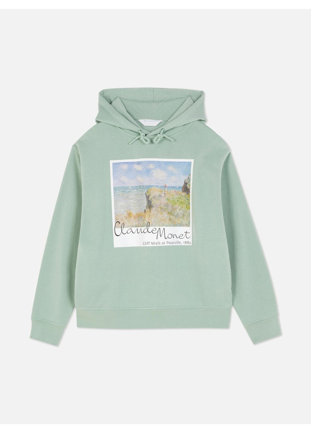 Худі фліс,м'ятний з принтом, Primark (364504662)