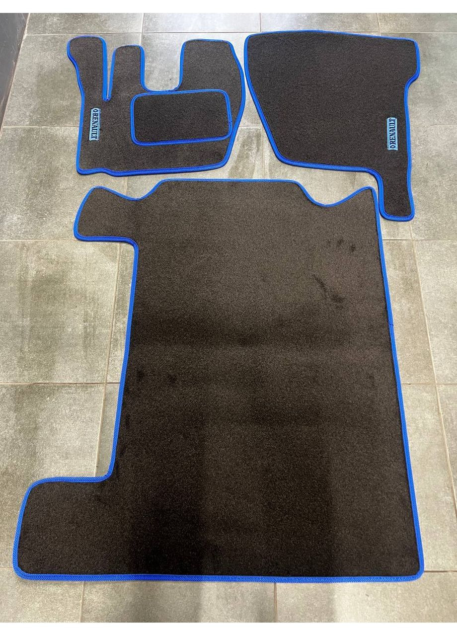 Ворсові килимки в салон для Renault 420, Чорні Beltex Premium (365875251)