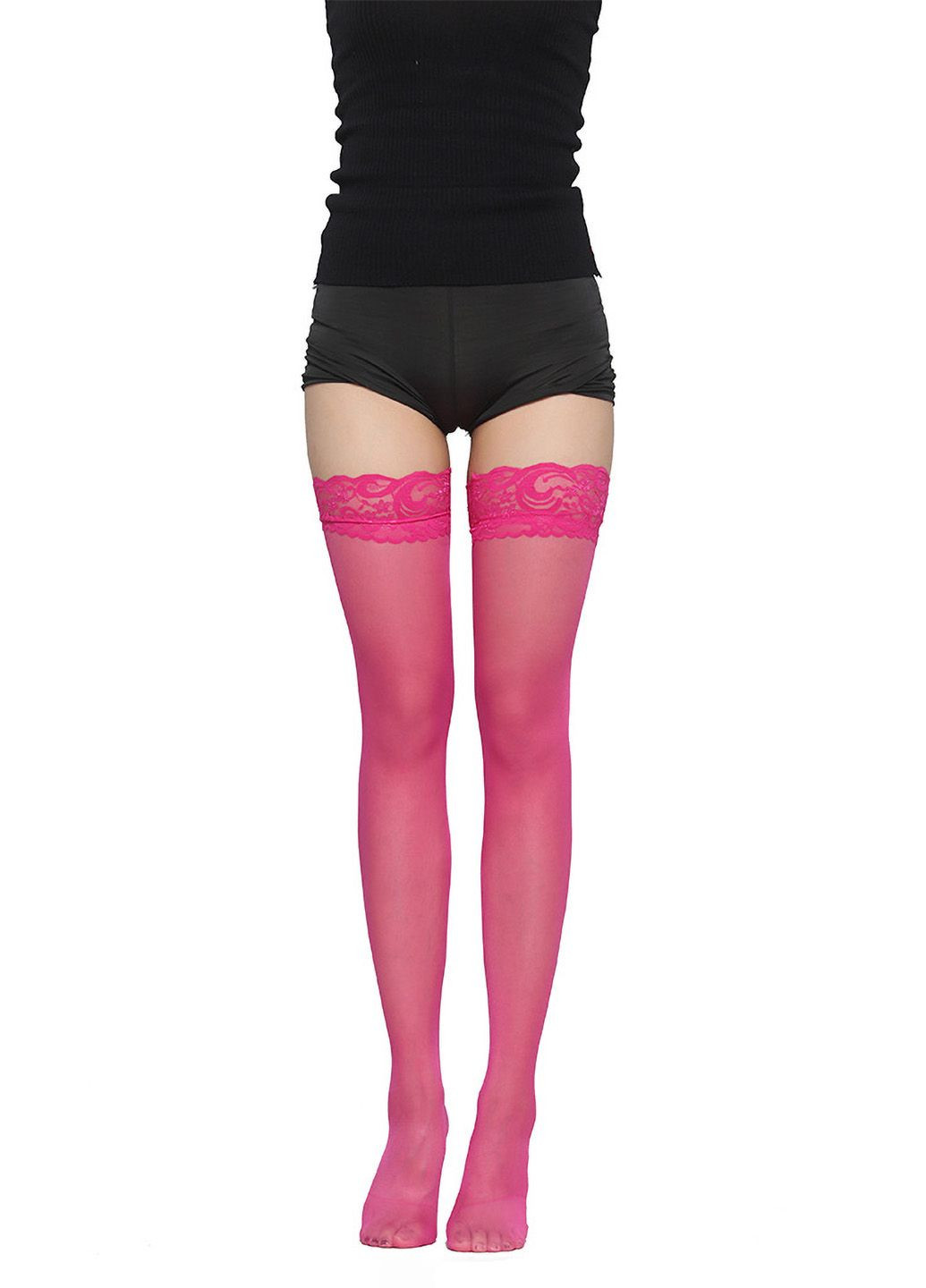 Чулки с кружевами No Brand (331789088)