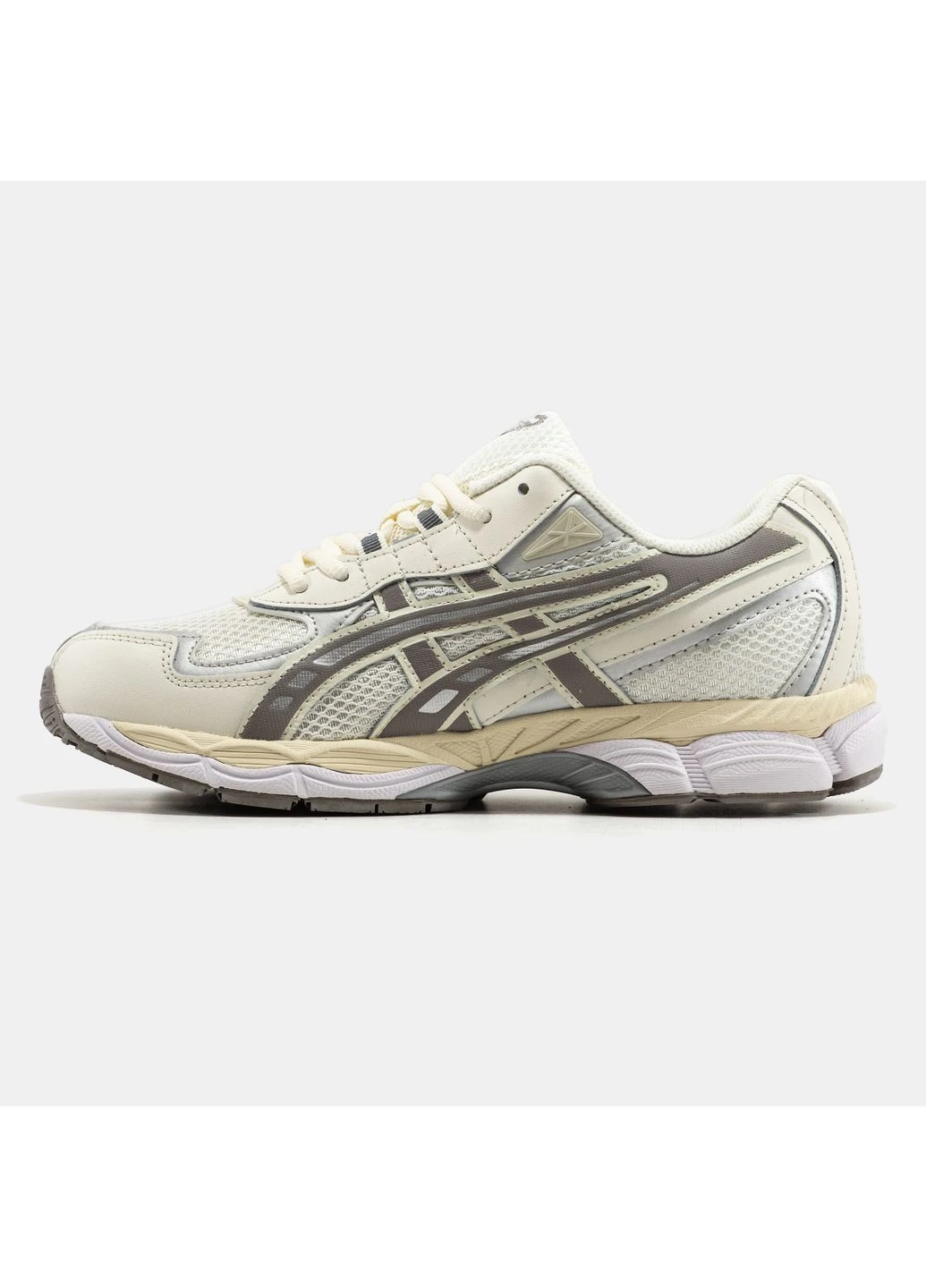 Кросівки жіночі і чоловічі Asics Gel-NYC 2055 Cream White Grey | Асікс Гель-НЮК кремові сірі No Brand кремові демісезони (386018181)