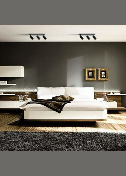 Накладний поворотний світильник ML311-3 чорний (40106) Feron (305756828)