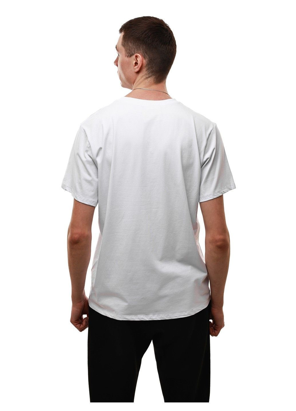 Белая футболка мужская M@C