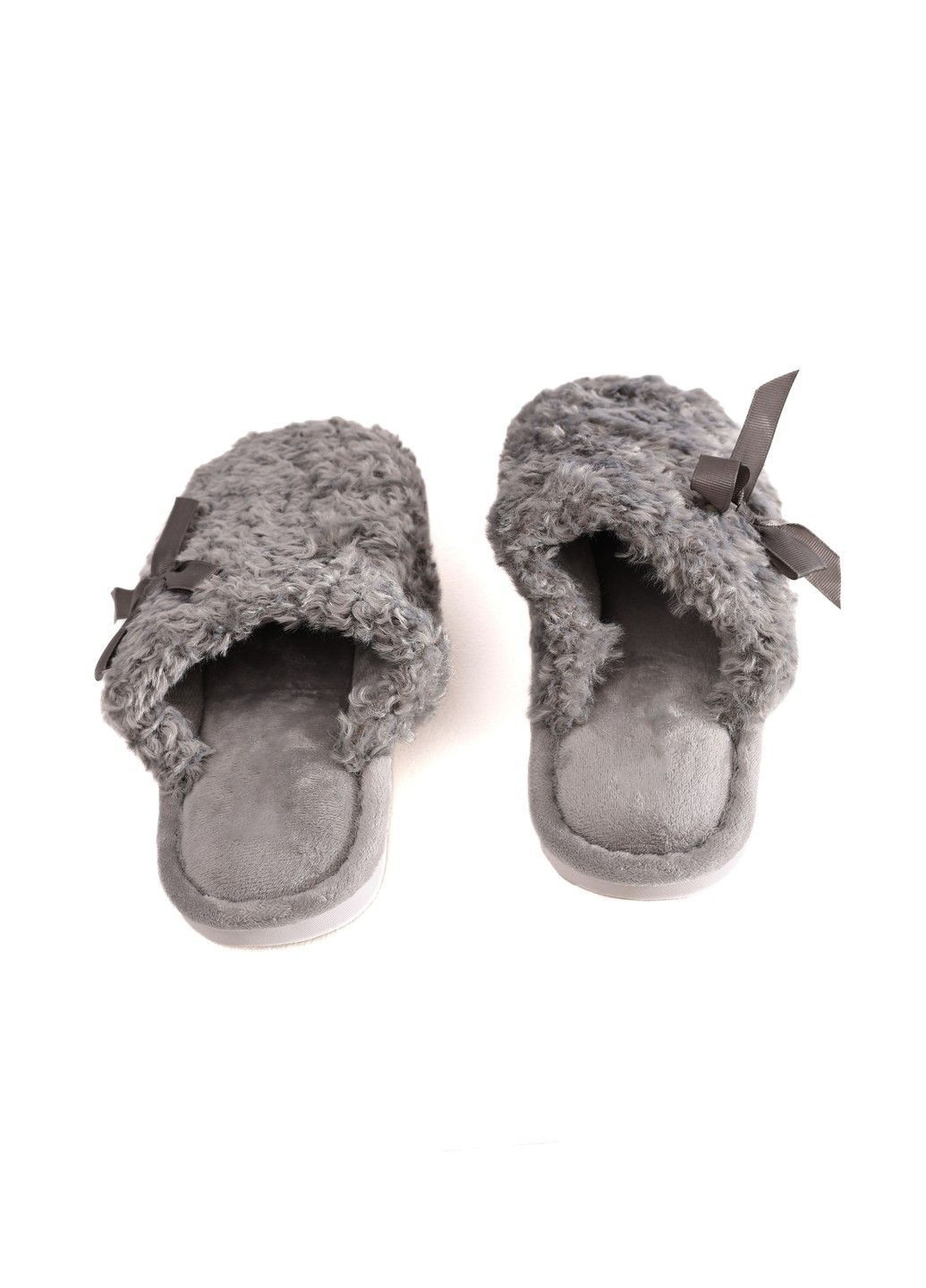Серые тапочки женские Lumo