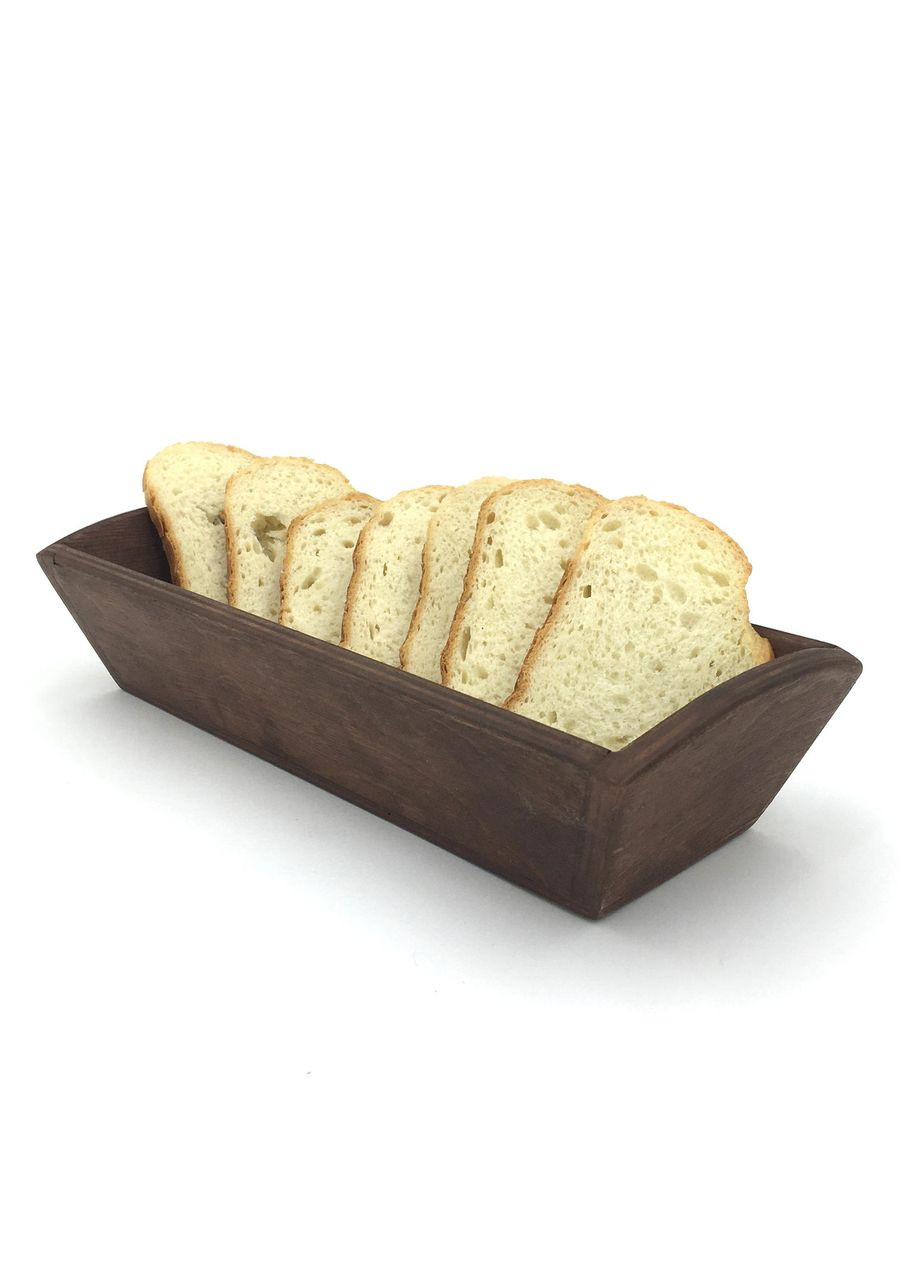 Хлібний лоток з дерева Нотр-Дам капучино (ХЛБ-001909) No Brand (327424321)