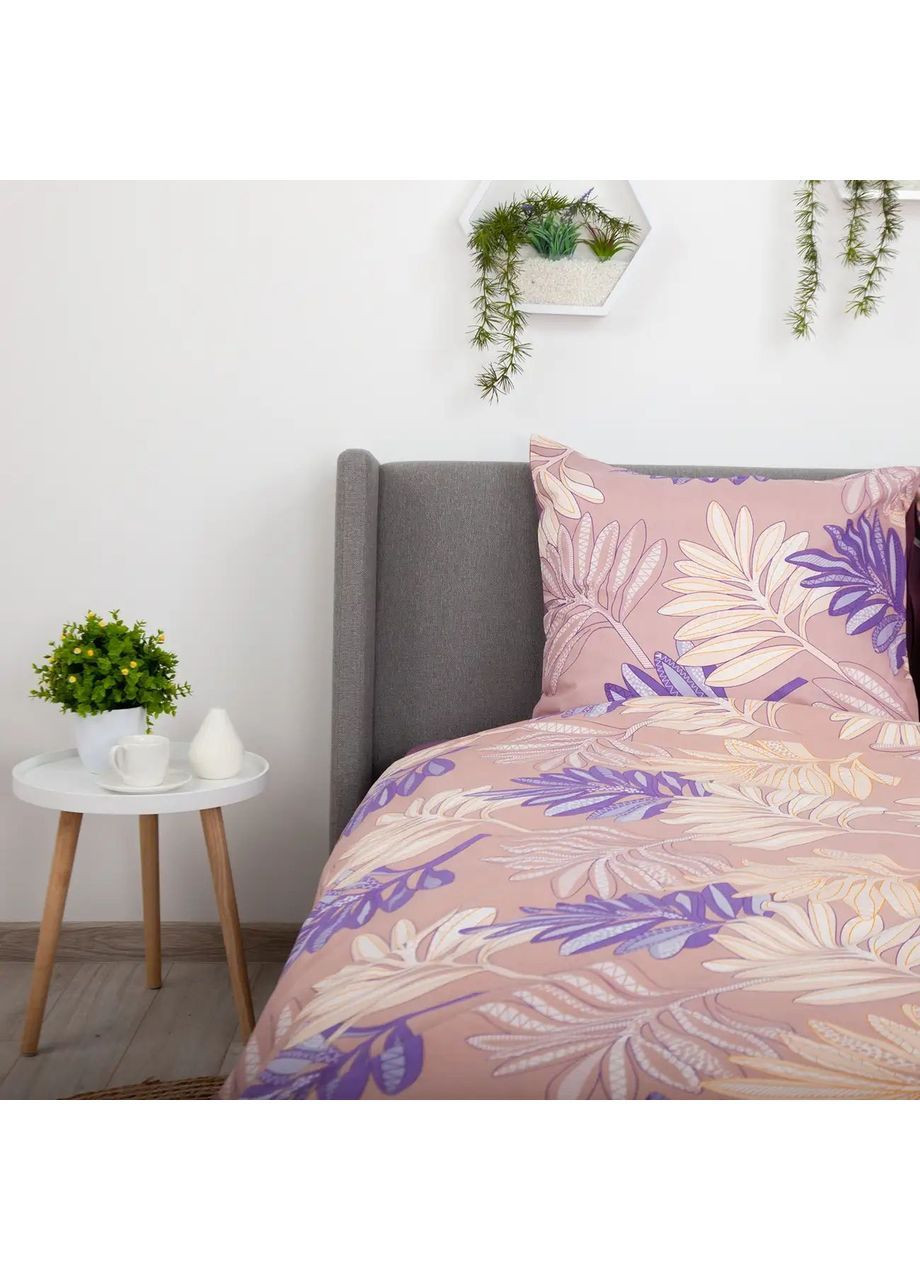 Полуторний комплект постільної білизни Бязь з наволочками 70*70 см, 115 гр/м2 Emotion Рожевий (19260150215) ТЕП (365851787)