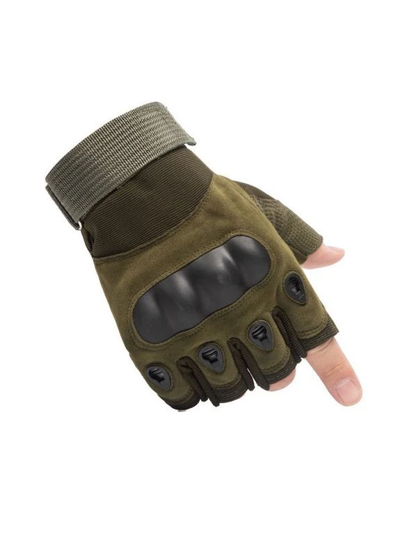 Тактические перчатки без пальцев Tac Combat (395650769)