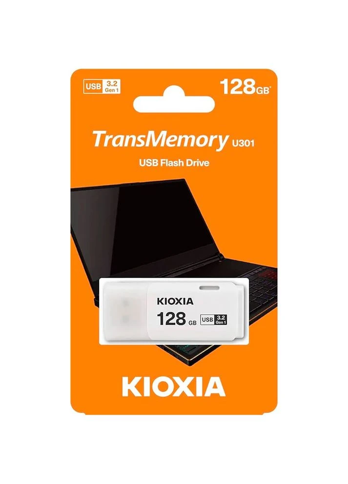 Флеш-драйв TransMemory U301 128GB USB 3.2 White (LU301W128GG4) Kioxia (399515494)