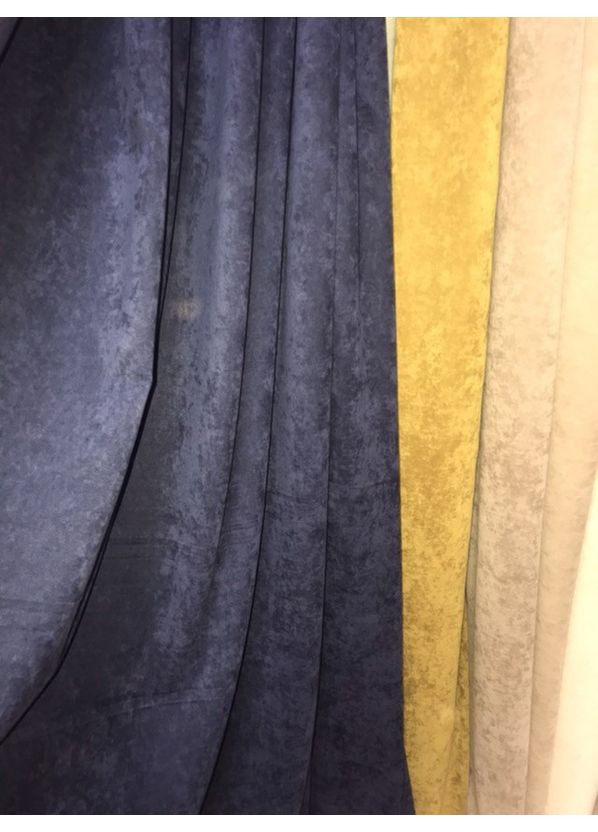 Штора Мікровелюр Темно синій 1шт 200х270 No Brand (353829410)