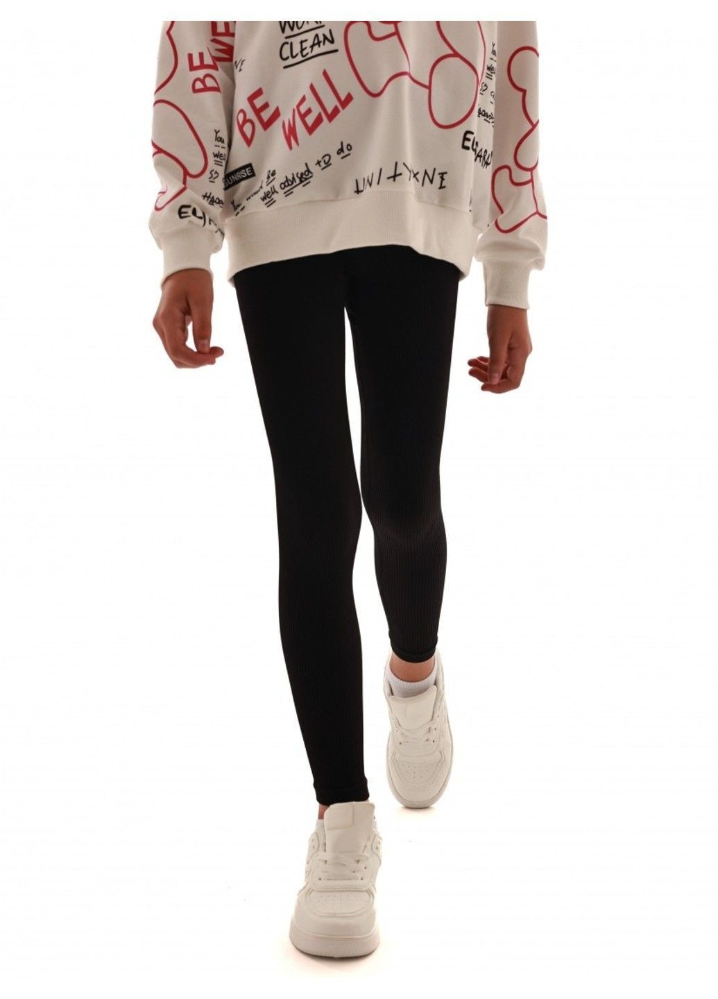 Черные лосины для девочки подростка NaNa