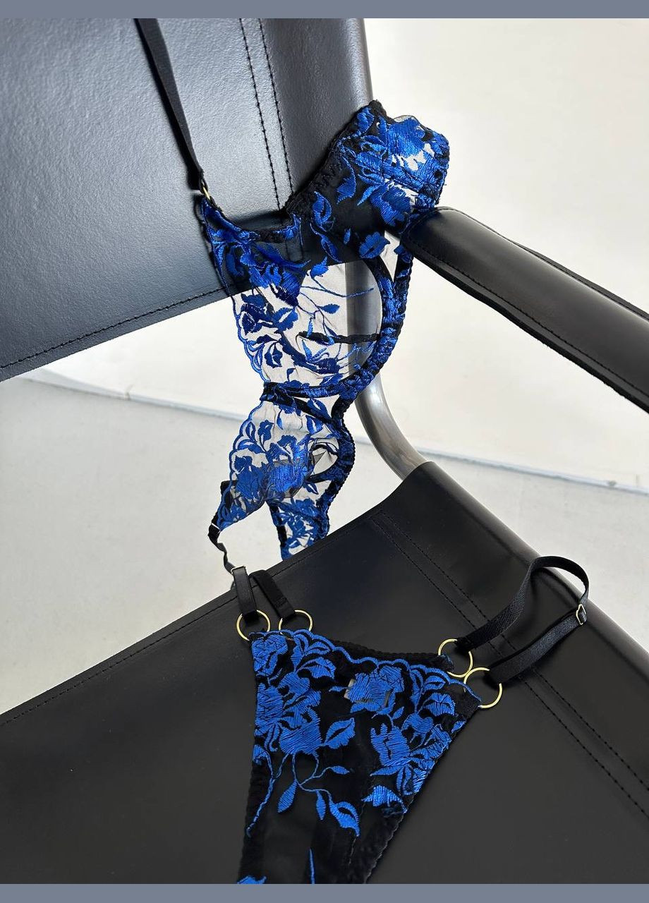 Синий комплект нижнего белья Domino