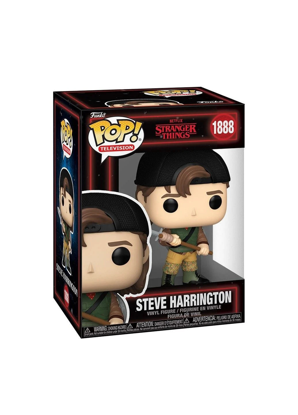 Игровая фигурка POP! серии Странные дела S5 - Стив с копьем Funko (399547220)