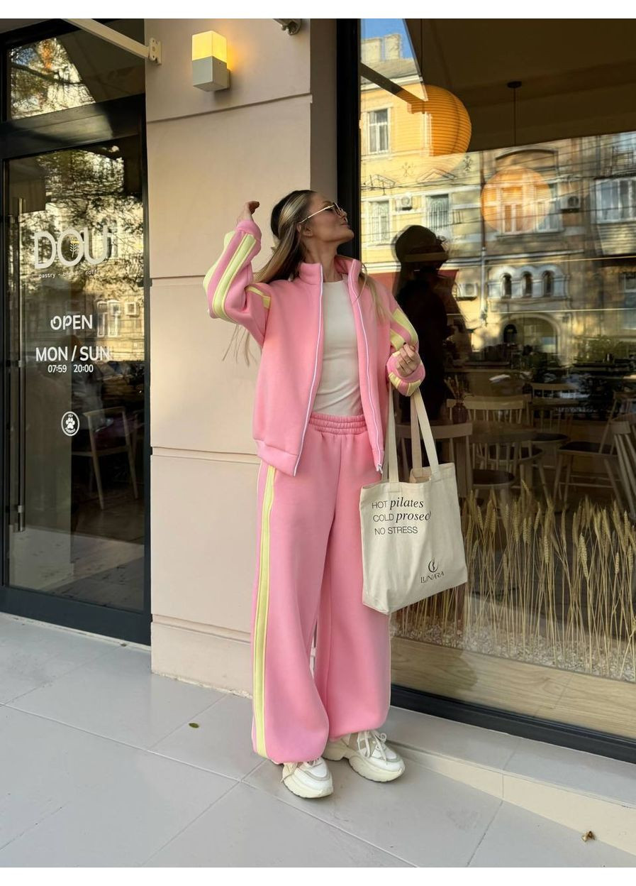 Стильний жіночий спортивний костюм з контрастними лампасами ❄️❄️❄️ Україна (372045818)