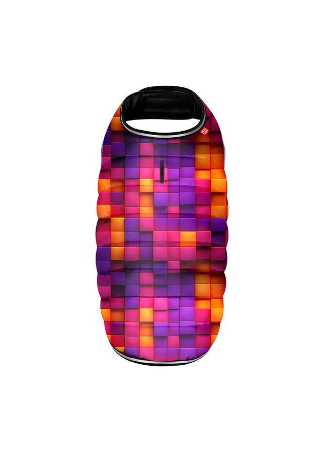 Курточка-накидка для собак Clothes, рисунок "Кубы 3Д", M, А 37 см, B 52-62 см, С 36-47 см WAUDOG (329436777)