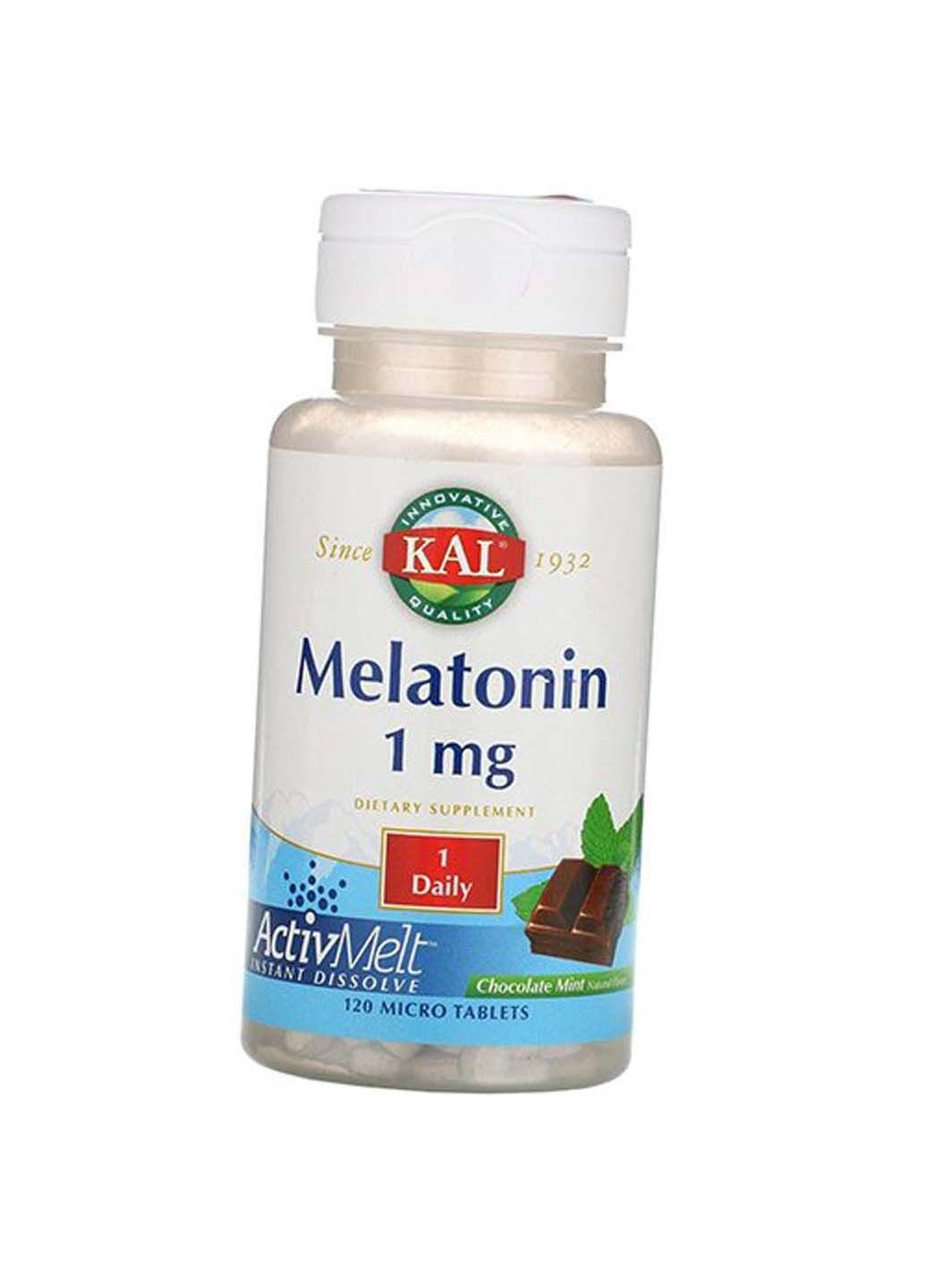 Мелатонин мгновенно растворимый Melatonin 1 Instant Dissolve 120таб Шоколад с мятой KAL (285794272)