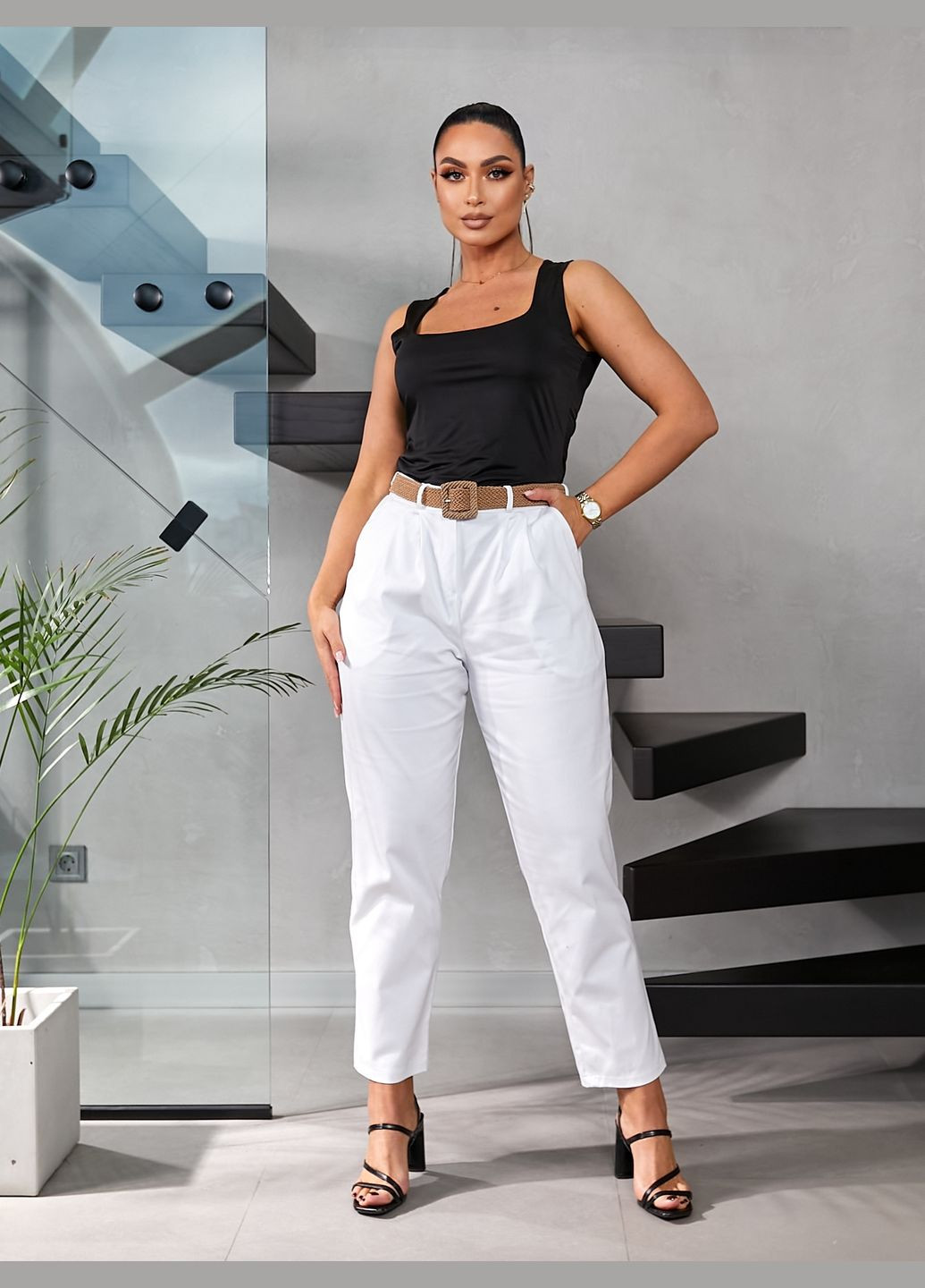 Трикотажная женская майка No Brand — 296670676