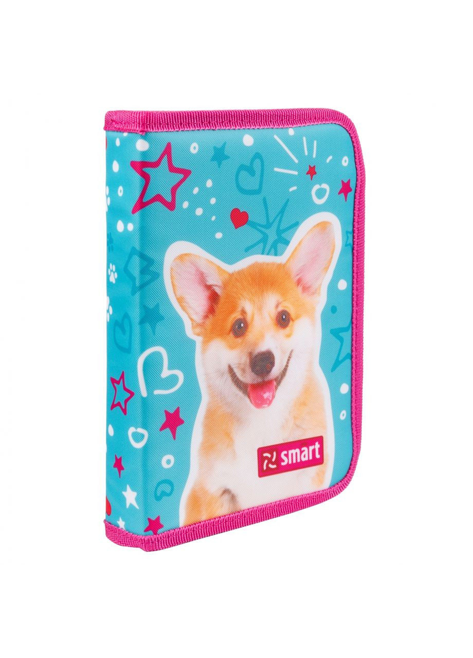 Пенал жесткий одинарный с двумя клапанами HP-04 Corgi Smart (324110580)