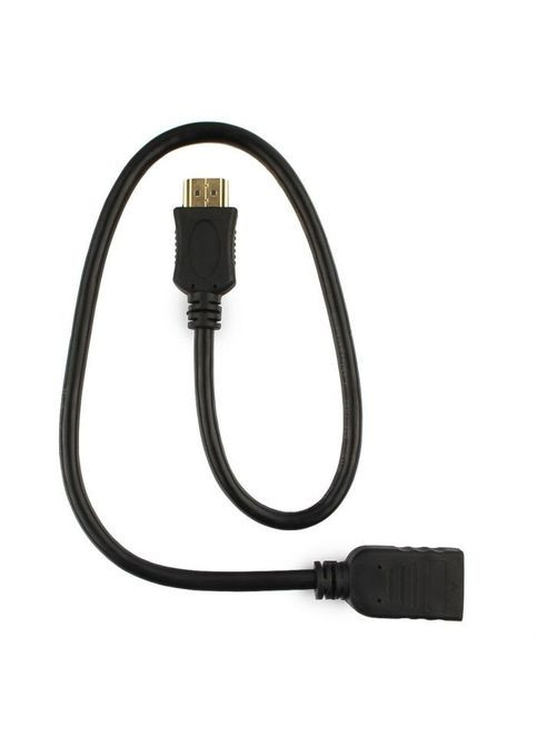 Кабель мультимедійний HDMI M to HDMI F 0.5m (CC-HDMI4X-0.5M) Cablexpert HDMI male to female 0.5m (268144912)