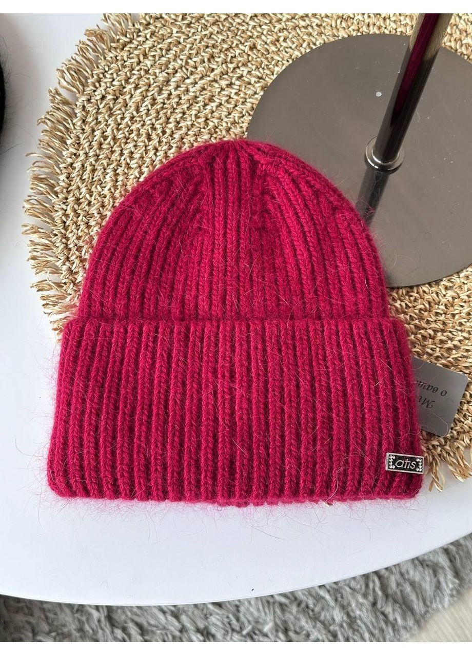 Женская шапка атис в стиле колпак, мужская атис шапка с двойным отворотом No Brand (362917668)