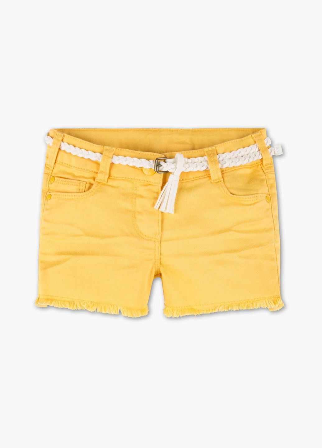 Джинсові шорти на дівчинку 110 розмір жовті 2002342 C&A (285738562)