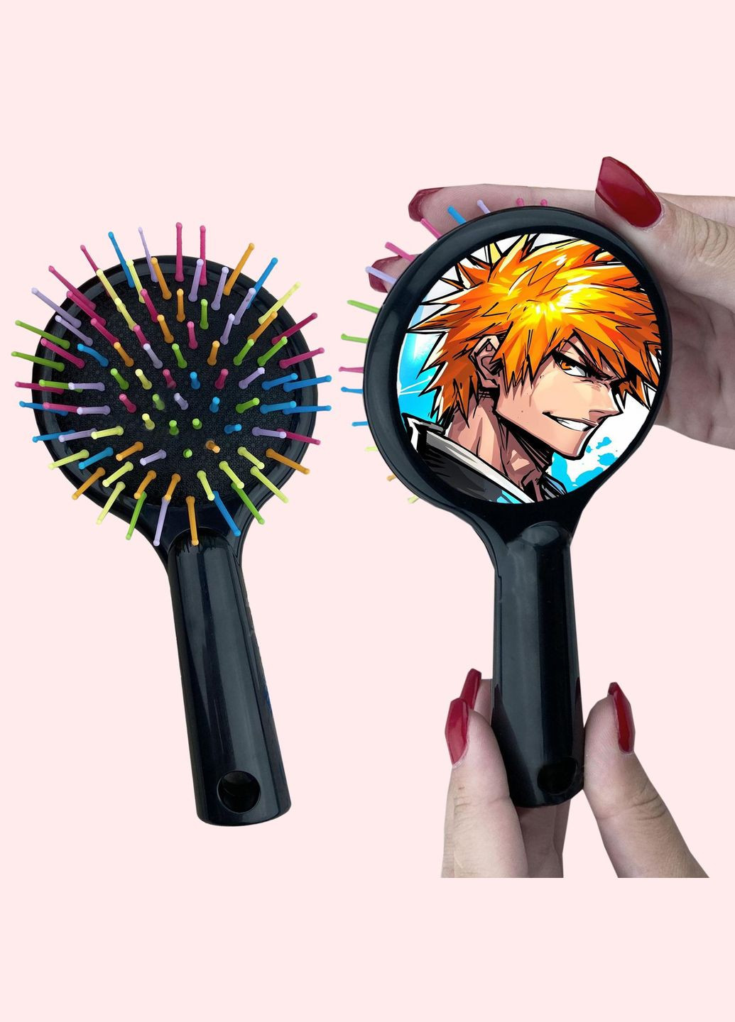 Расческа для волос Аниме Блик #0014 черный No Brand (315045206)