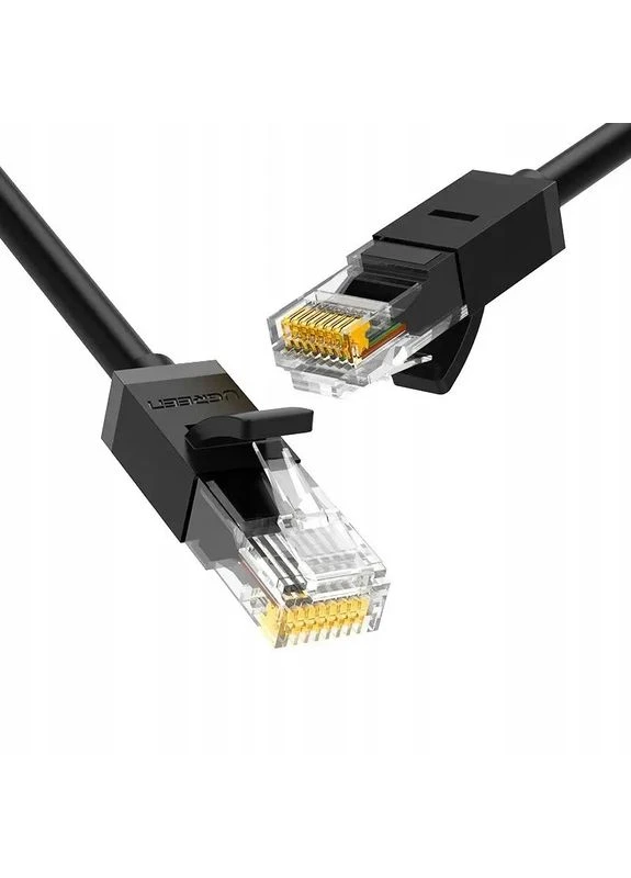Мережевий кабель Cat 6 U/UTP Lan Flat Cable 5m (Black)(UGR-50176) (UGR-50176) Ugreen NW102 (360549953)