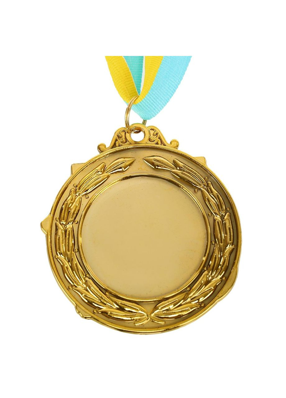 Медаль спортивная с лентой тематическая пластиковая Футбол ø7см C-1450 (d-7см, 16g золото) SP-Sport (361433583)