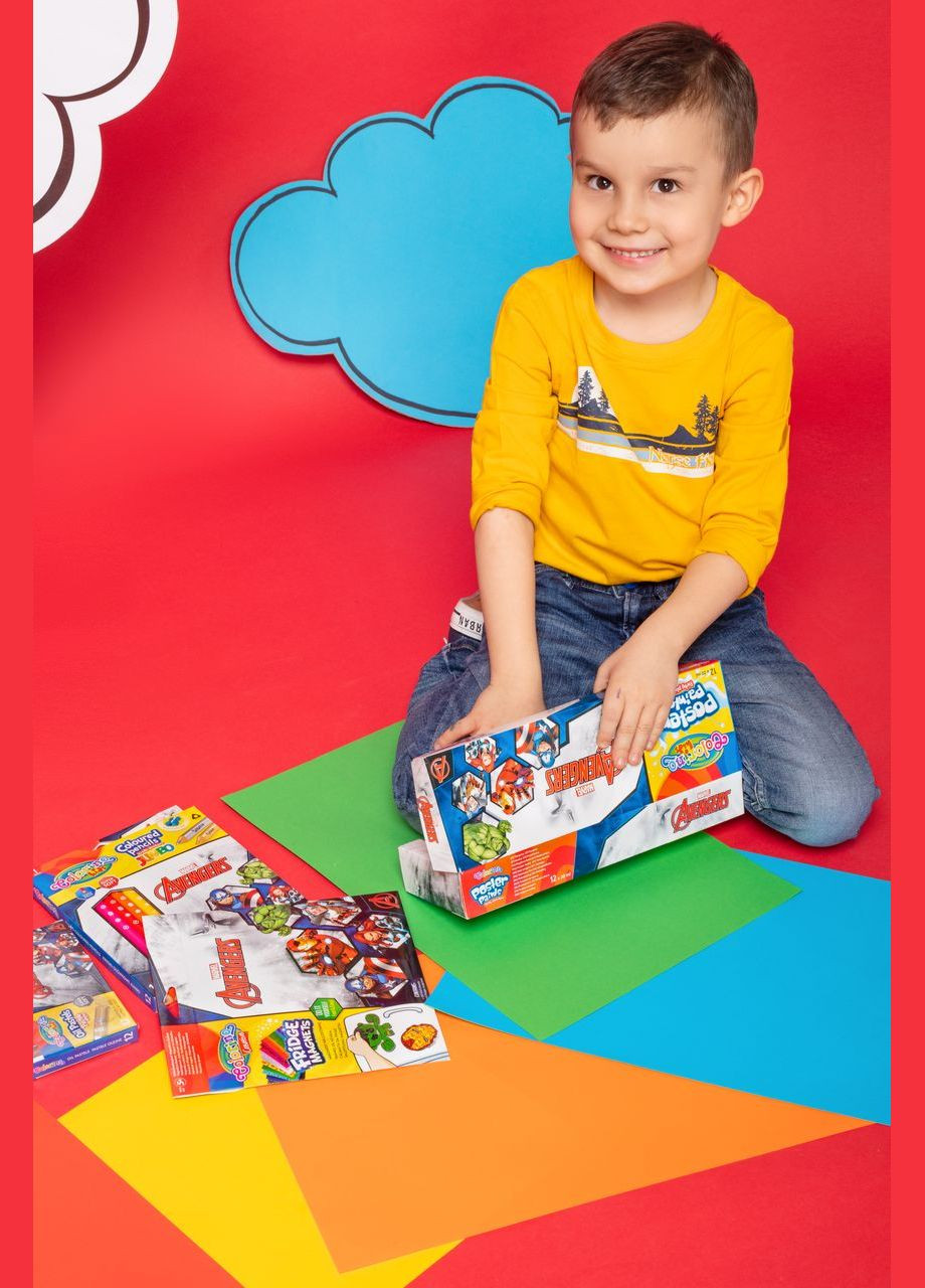 Фломастеры двухсторонние Avengers, 10 цветов () Colorino 91444PTR (331860422)