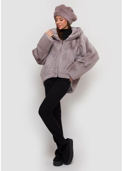 М'яка екошуба з капюшоном 87-89-002-73 Marengo L/ SAM Samange (367582218)