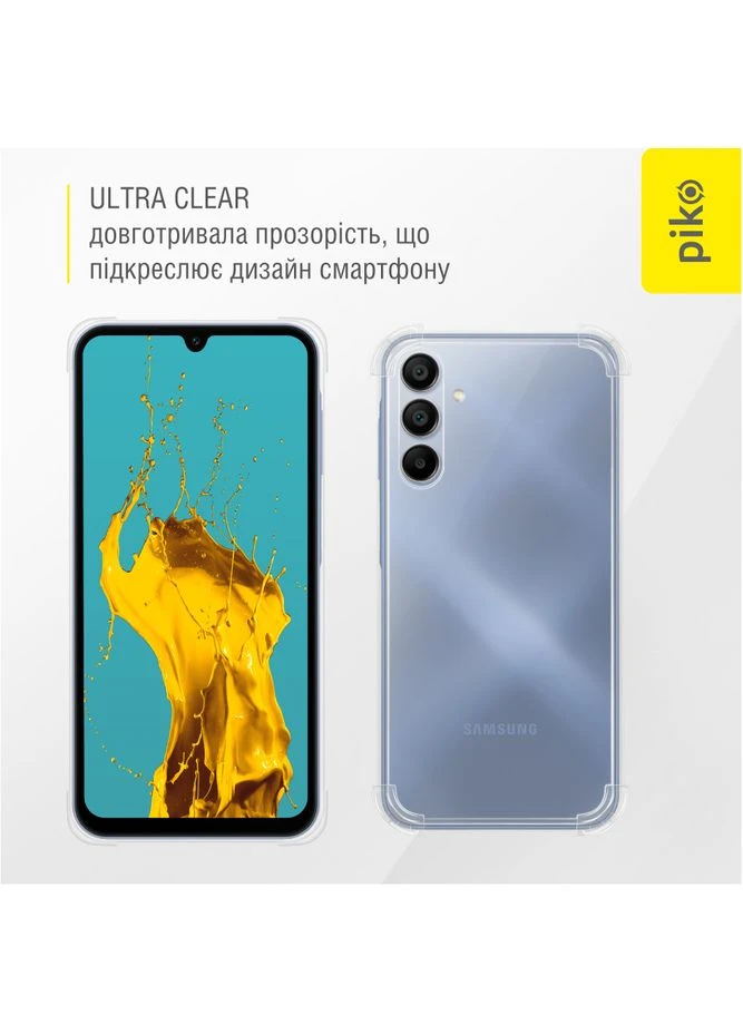 Чехол Shockproof для Samsung A15 Transparent (1283126590573) Piko (399512709)