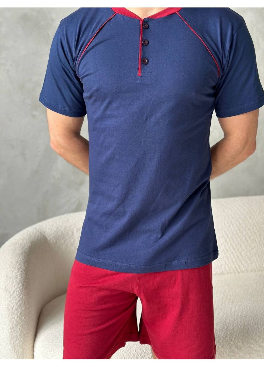 Комфортный домашний комплект пижама из хлопка Vakko (370143046)