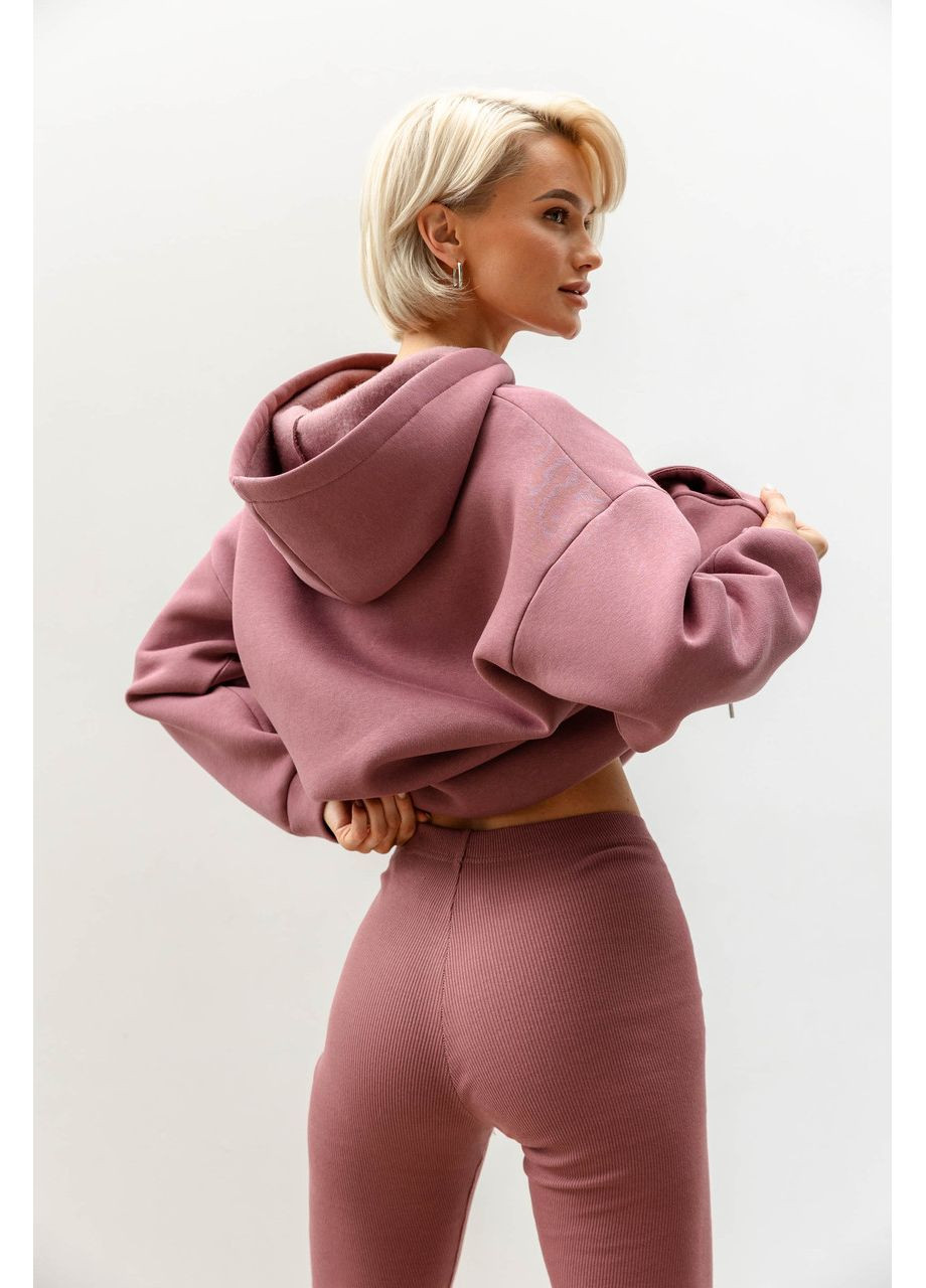 Розовые демисезонные лосины рубчик. Seventeen