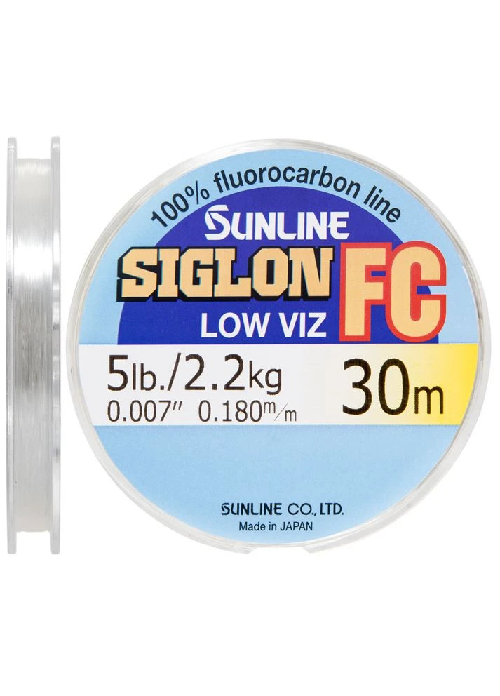 Флюорокарбон SIG-FC 30м 0.180мм 2.2кг поводковый Sunline (388572832)