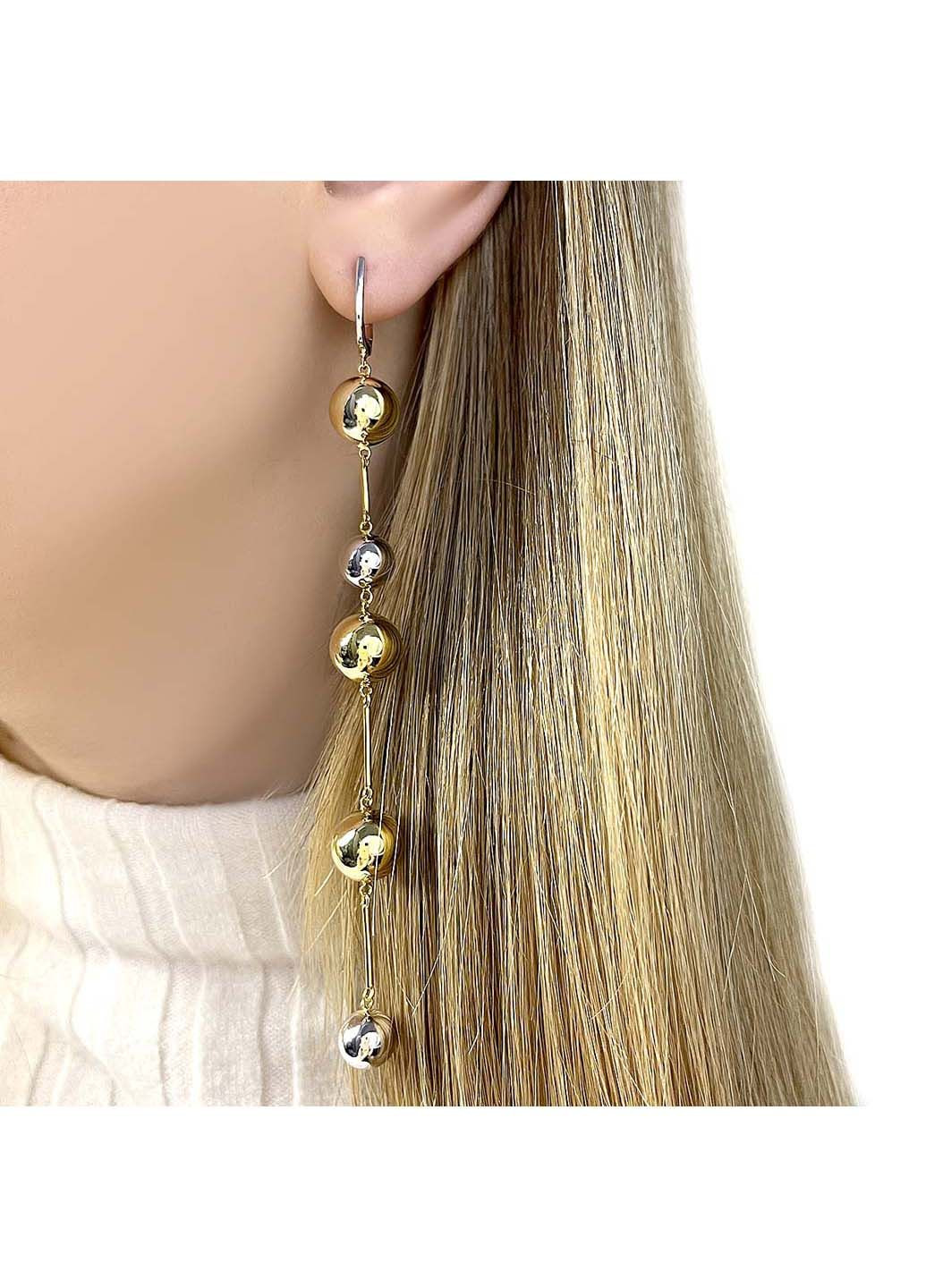 Серебряные серьги без камней (2102335) Silver Breeze (317355719)