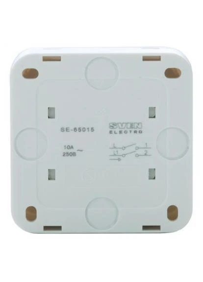 Вимикач SE-65015 white (7100050) Sven (396308530)