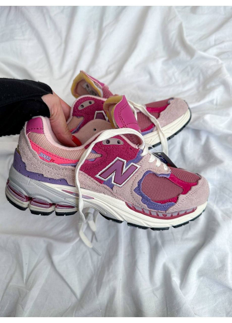 Розовые демисезонные кроссовки мужские new balance 2002r pink bordo нью беланс 2002r No Brand
