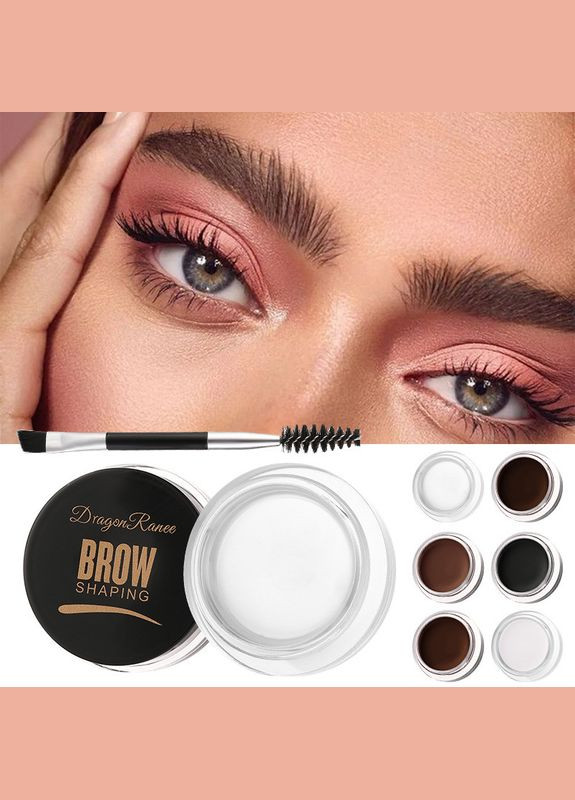 Помада для бровей Brow Shaping Eyebrow Cream 01 прозрачный Dragon Ranee (315424356)