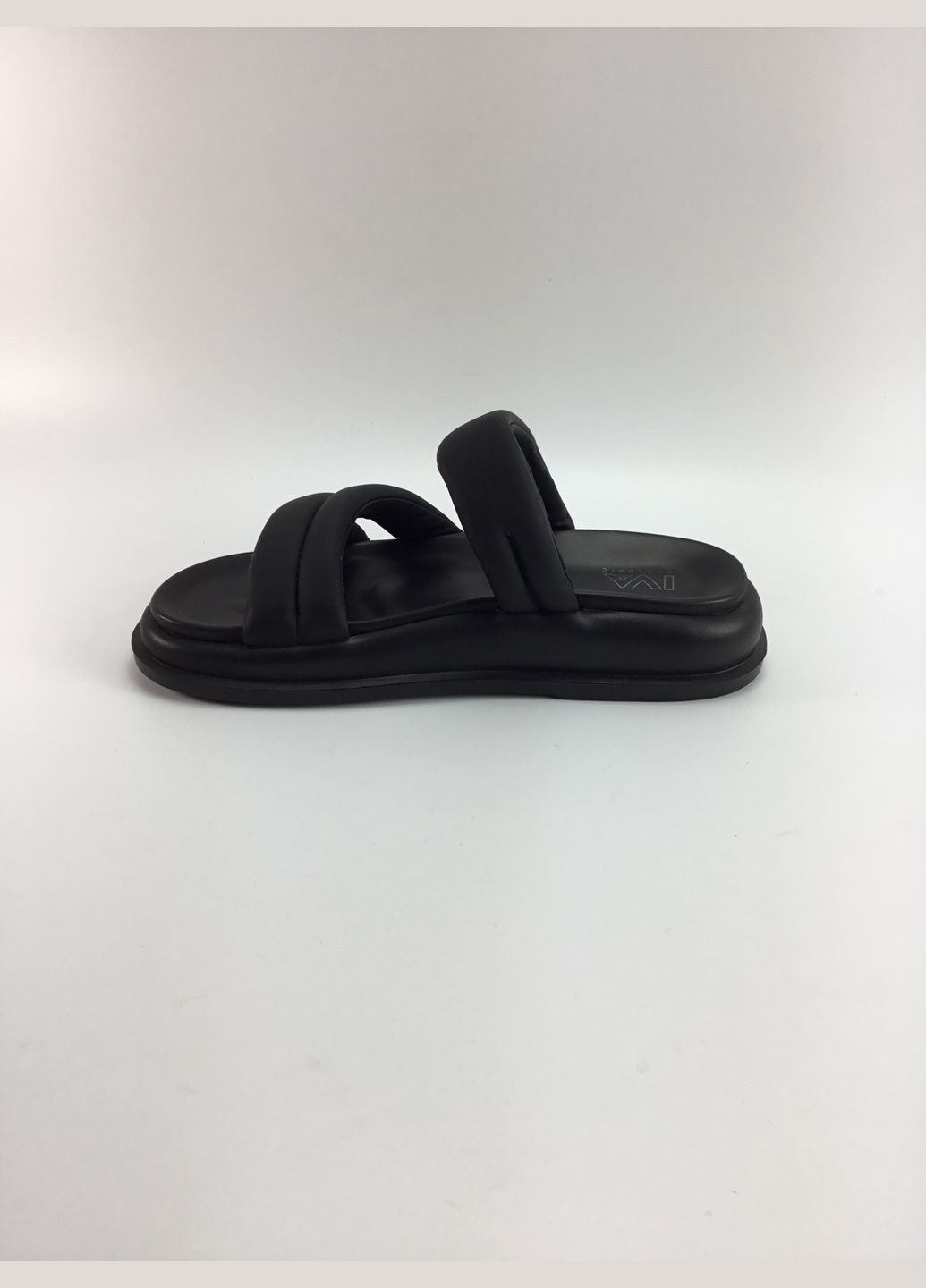 Черные женские шлепанцы Iva