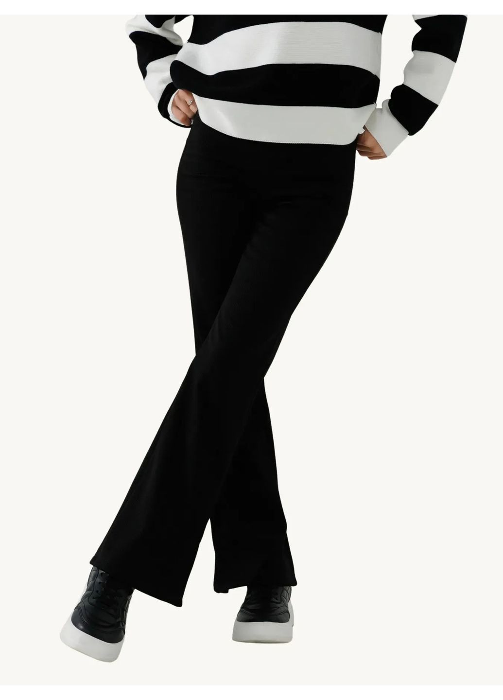 Черные демисезонные брюки LAWA