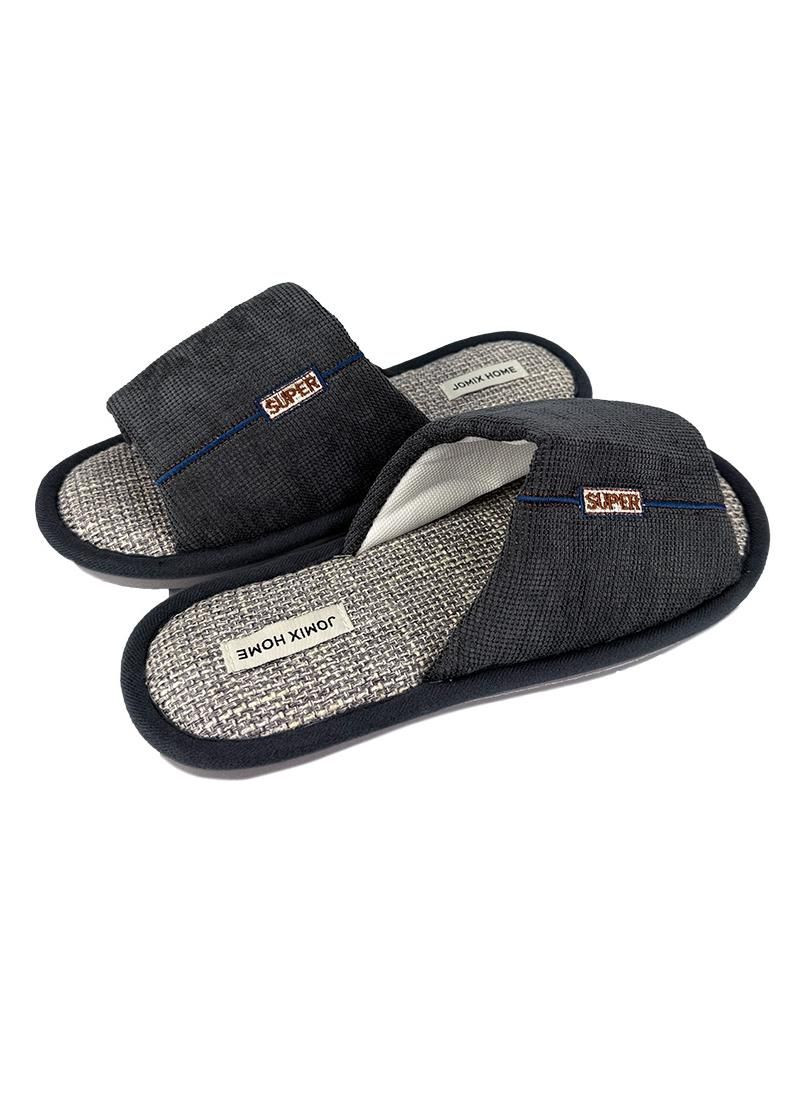 Серые тапочки домашние мужские открытые серые 10244-3 Jomix
