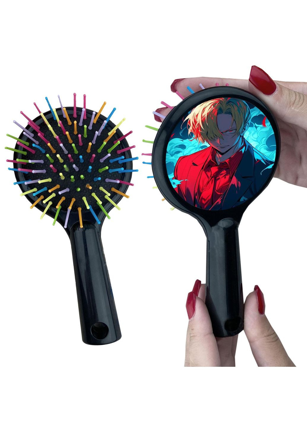 Гребінець для волосся Аніме Ван піс #0008 чорний No Brand (315043042)