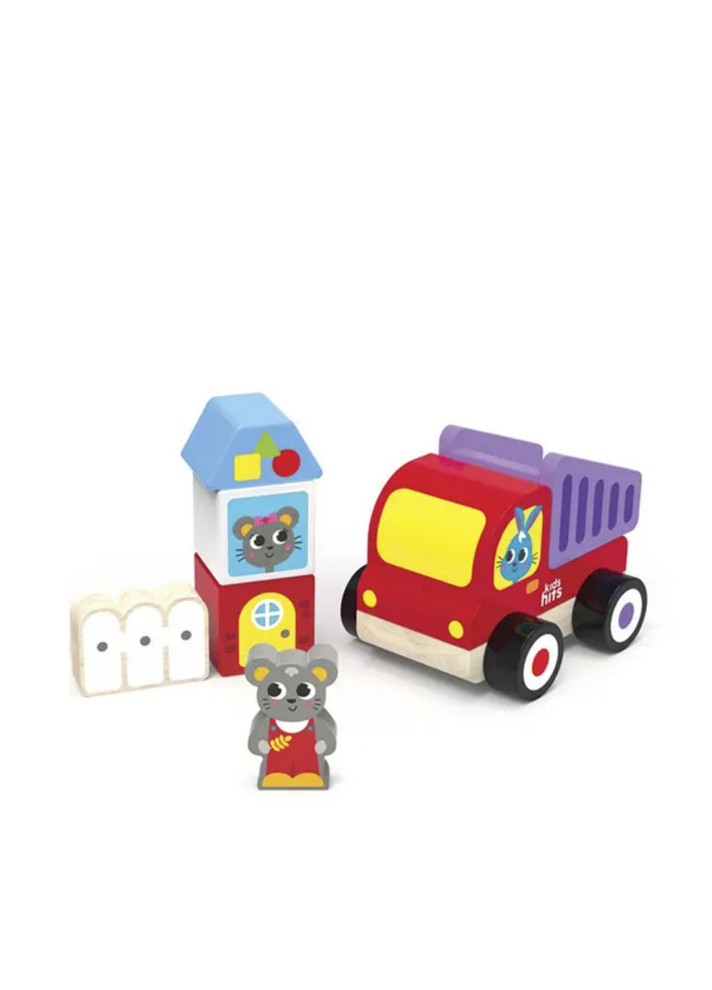 Дерев'яна іграшка колір різнокольоровий ЦБ-00275946 Kids Hits (327999610)