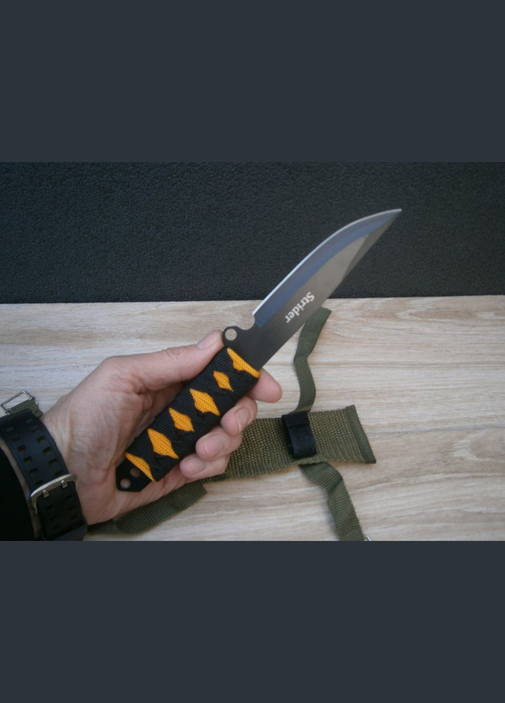 Ніж АХ-445 паракорд склобій 24 см Brawning (302450625)