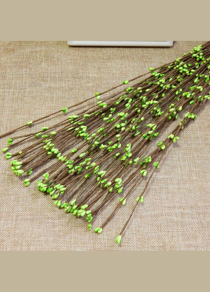 Искусственные веточки вербы с почками, зеленые, 10 шт No Brand (340486482)