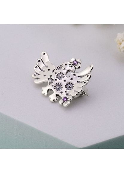 Брошь серебряная Дивоптах Amethyst 925 Skifska Etnika (364202927)