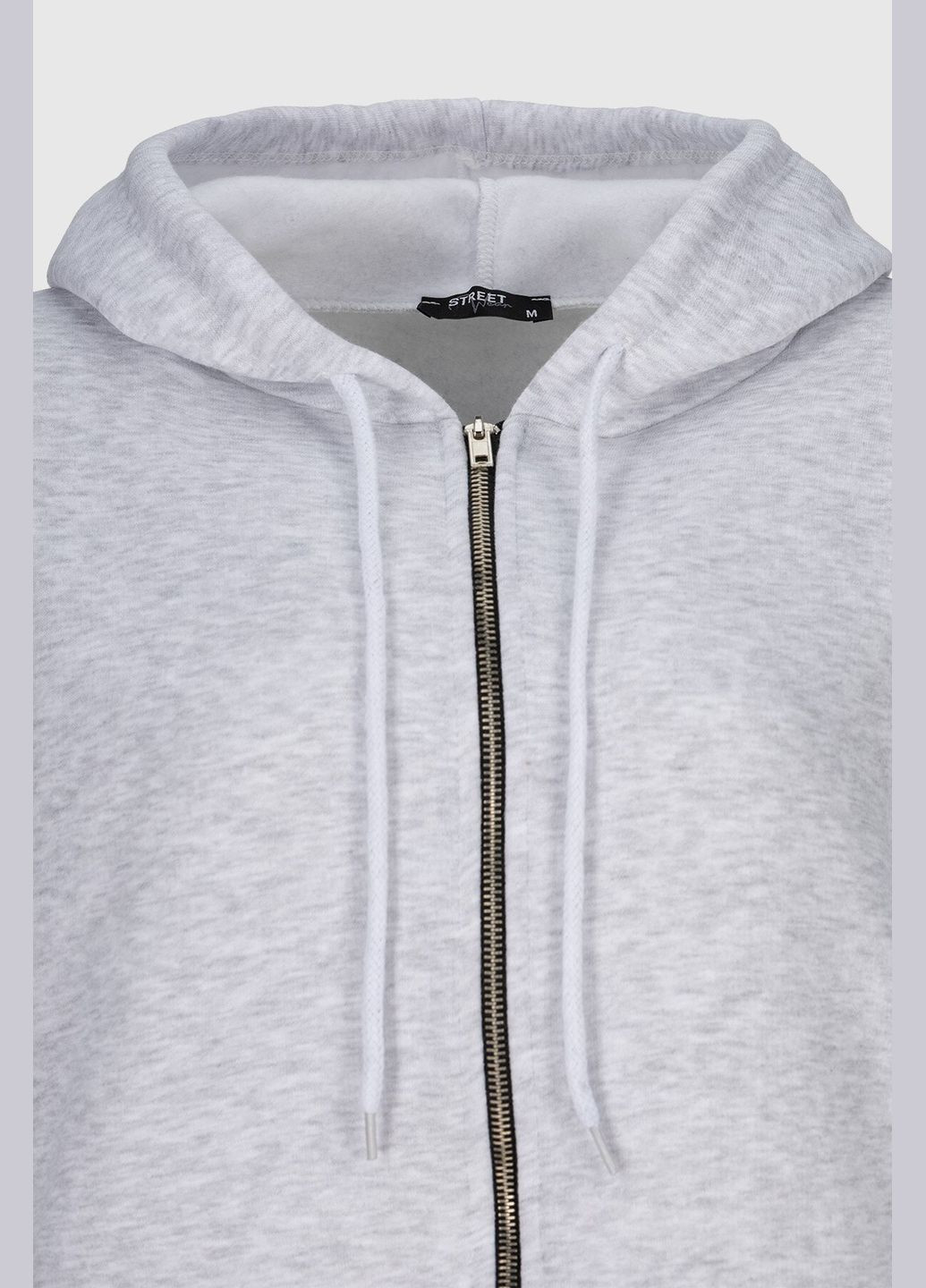 Толстовка однотонная женская 0923 Светло-серый (2000990090805W) shop (2000990090805) Street (315988082)