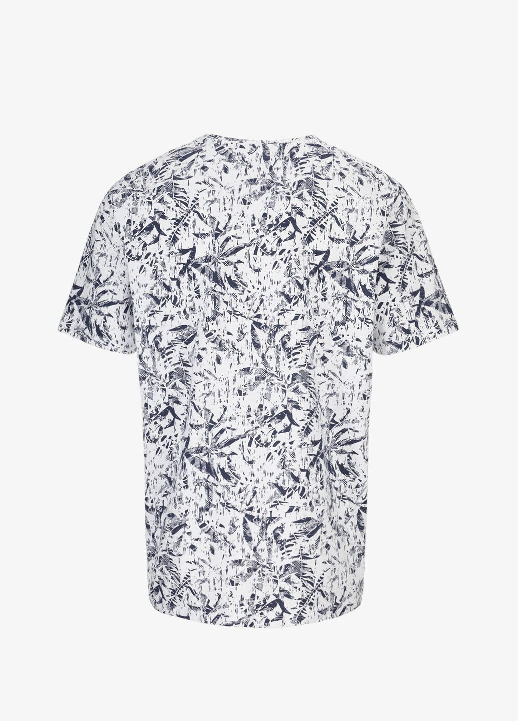 Біла футболка з візерунком чоловіча 2129 shop (2000991070967) Jean Piere