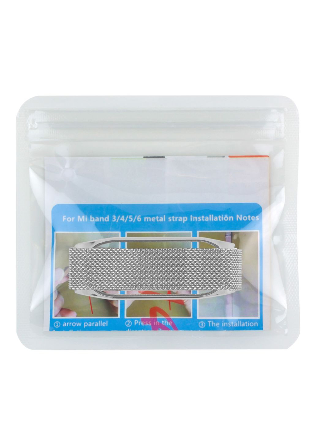 Ремінець для Xiaomi Mi Band 7 Silver No Brand Xiaomi Smart Band 7 (340284306)