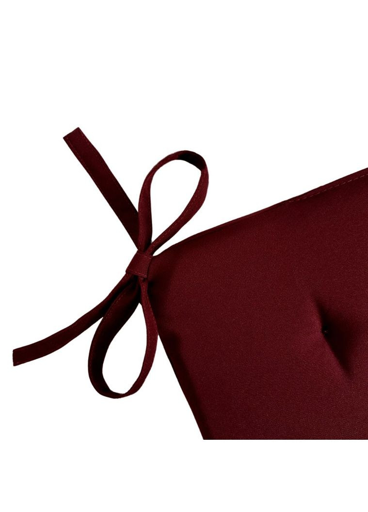 Подушка на стул и кресло см бордовый. No Brand (324828672)